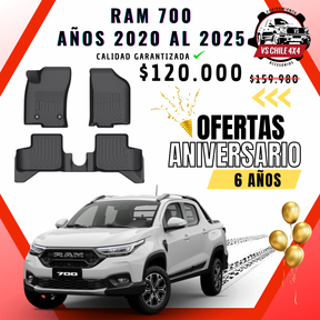 Pisos Calce Perfecto RAM 700 años 2020 al 2025