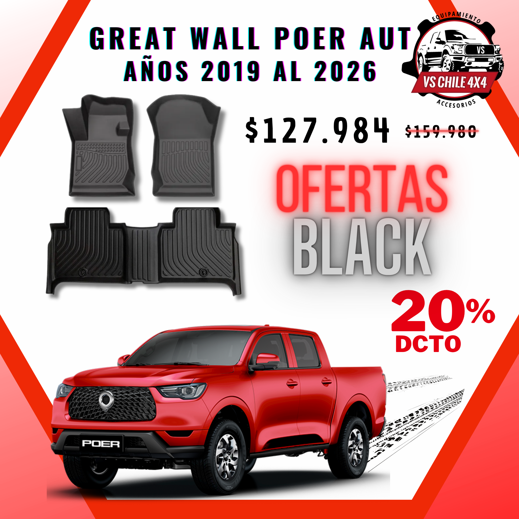 Pisos Calce Perfecto GREAT WALL POER AUTOMATICA años 2019 al 2026