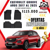 Pisos Calce Perfecto Chevrolet Groove años 2017 al 2025