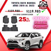 Pisos Calce Perfecto Toyota RAV 4 / Rav4 Manual (2019 - 2023)