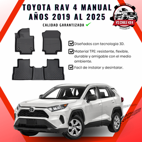 Pisos Calce Perfecto Toyota RAV 4 / Rav4 Manual (2019 - 2025)