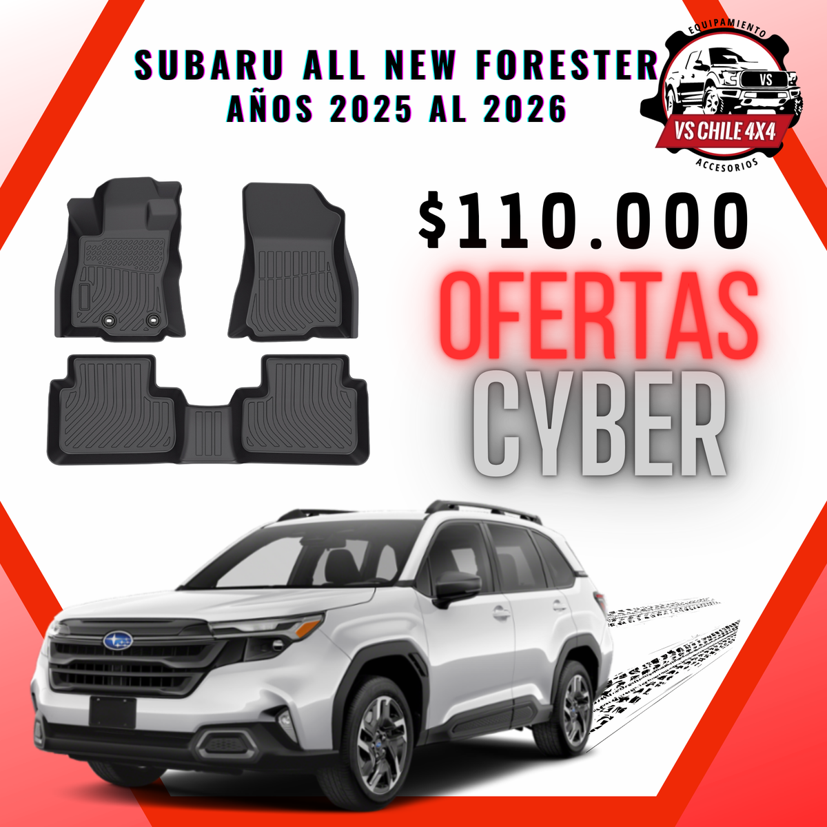 Pisos Calce Perfecto Subaru All New Forester Años 2025 Al 2026