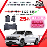 Pisos Calce Perfecto Chevrolet Silverado LTZ/TRAILBOSS 2019 al 2023