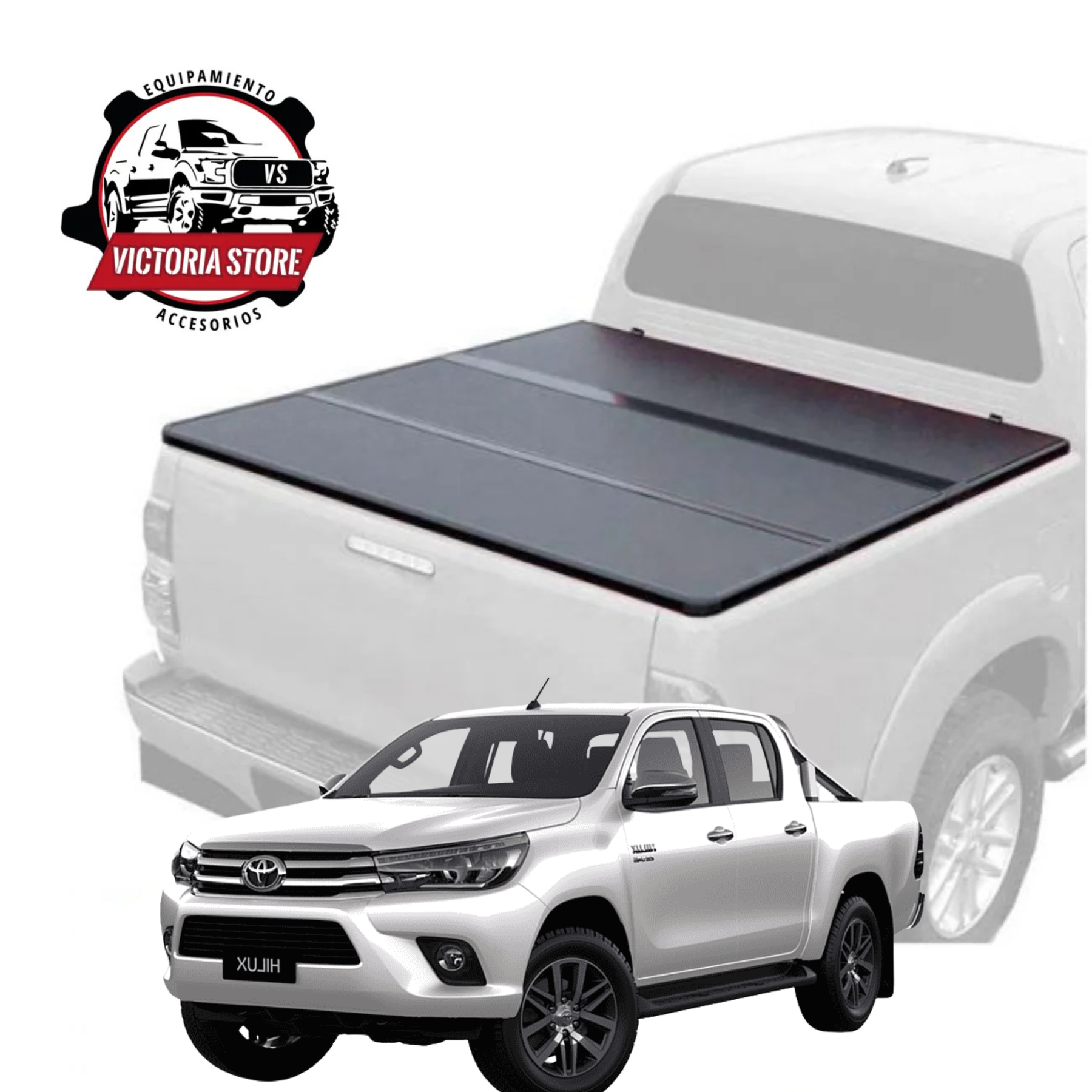 Tapa Plegable Rígida Toyota Hilux 2015 al 2025