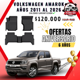 Pisos Calce Perfecto Volkswagen Amarok años 2011 al 2026