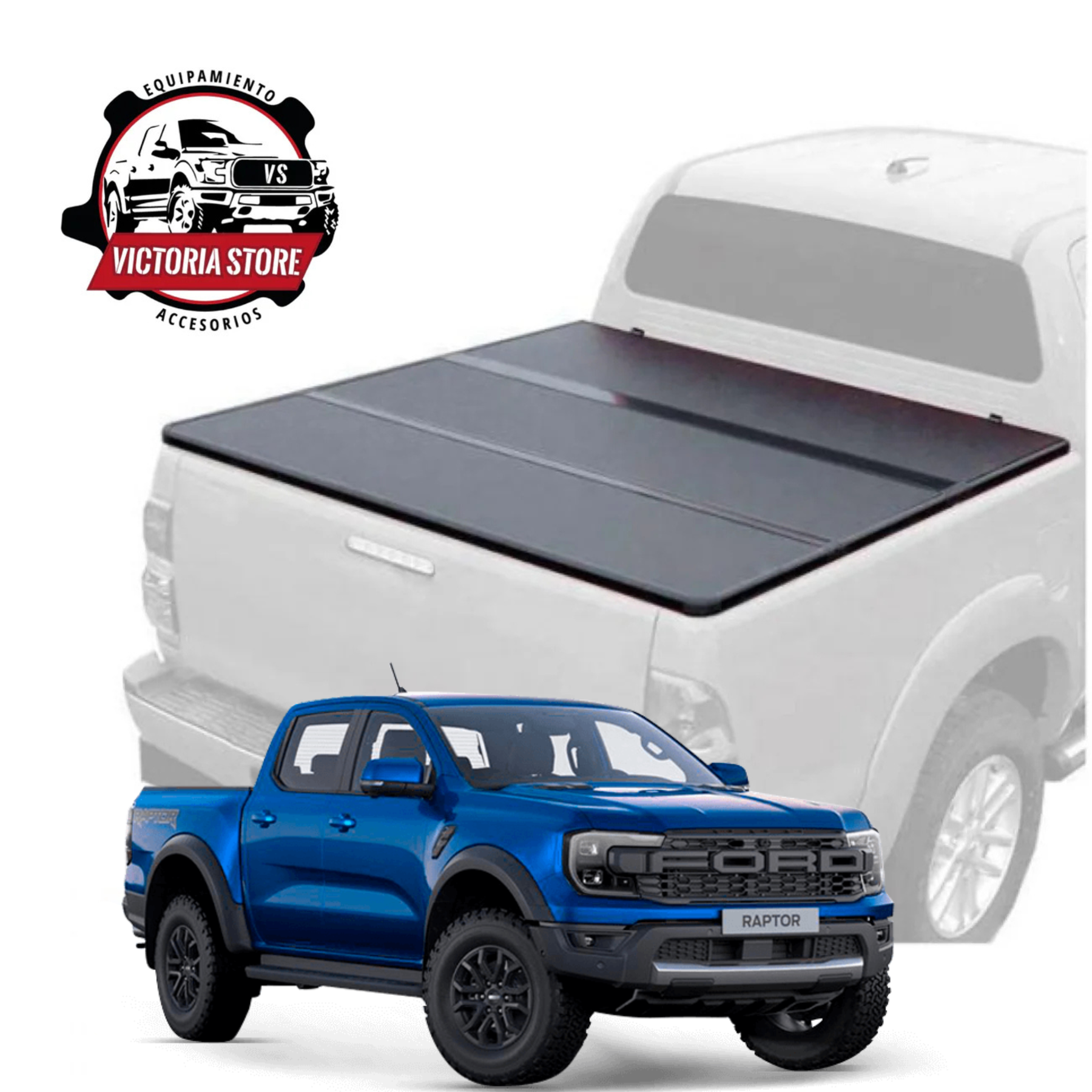 Tapa Plegable Rígida Ford Ranger Raptor 2024 al 2026