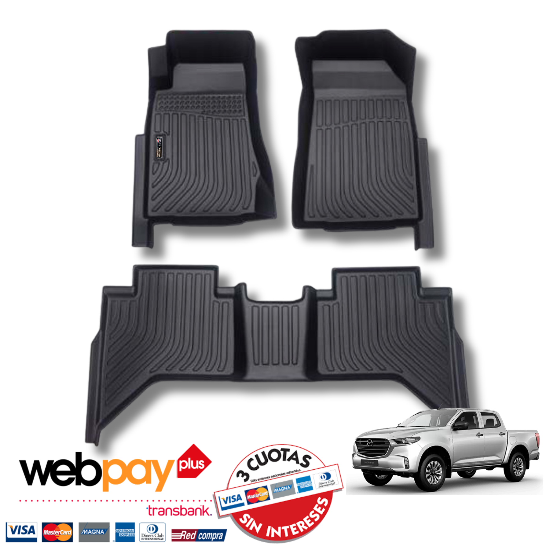 Pisos Calce Perfecto Mazda New BT-50 (2022 - 2025)