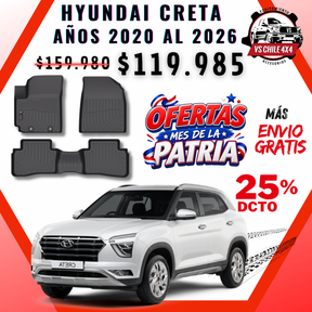 Pisos Calce Perfecto Hyundai Creta  2020 al 2026