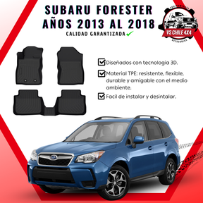 Pisos Calce Perfecto Subaru Forester Años 2013 Al 2018