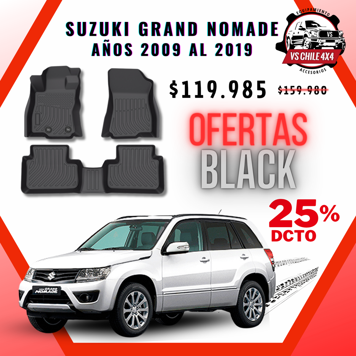 Pisos Calce Perfecto Suzuki Grand Nomade (2009 - 2019)