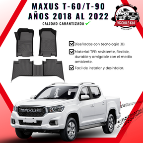 Pisos Calce Perfecto Maxus T60 / T90 Doble Cabina (2018 - 2022)