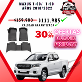 Pisos Calce Perfecto Maxus T60 / T90 Doble Cabina (2018 - 2022)