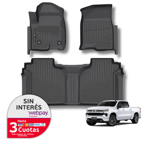 Pisos Calce Perfecto Chevrolet Silverado LTZ/TRAILBOSS 2019 al 2025