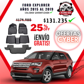 Pisos Calce Perfecto FORD EXPLORER años 2015 al 2019