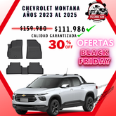 Pisos Calce Perfecto Chevrolet Montana Doble Cabina (2023 - 2025)