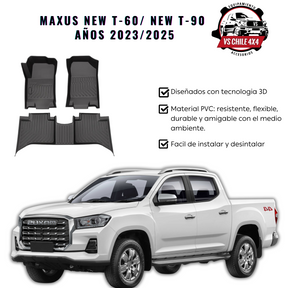 Pisos Calce Perfecto Maxus T60 / T90 Doble Cabina (2023 - 2025)
