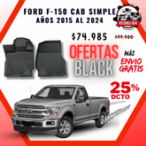Pisos Calce Perfecto Ford F150 cabina simple 2015 - 2024