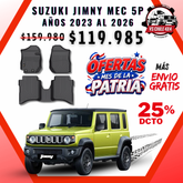 Pisos Calce Perfecto Suzuki Jimny Mecánico 5P 2023 al 2026