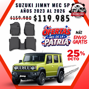 Pisos Calce Perfecto Suzuki Jimny Mecánico 5P 2023 al 2026