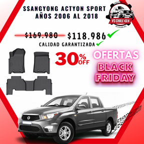 Pisos Calce Perfecto SsangYong Actyon Sport 2006 al 2018
