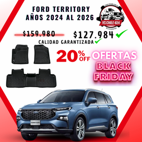 Pisos Calce Perfecto Ford Territory AÑOS 2024 AL 2026