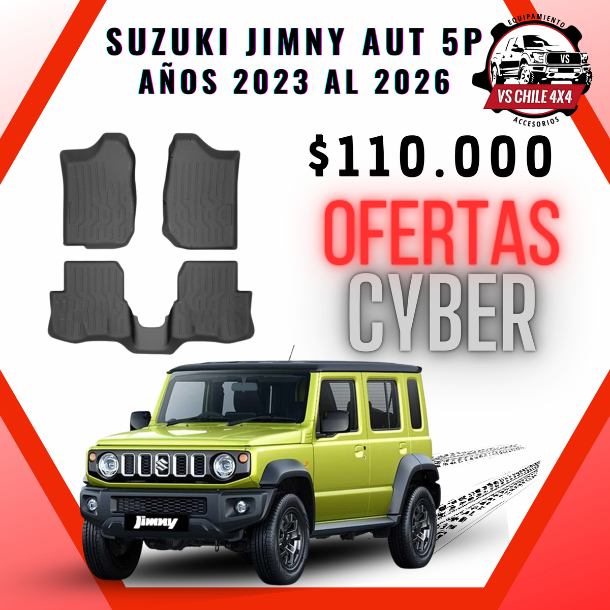 Pisos Calce Perfecto Suzuki Jimny Automático 5P 2023 al 2026
