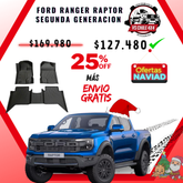 Pisos Calce Perfecto FORD RANGER RAPTOR 2da GENERACION