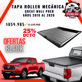 Tapa Roller Mecánica Great Wall Poer 2019 - 2026
