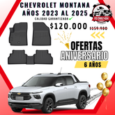 Pisos Calce Perfecto Chevrolet Montana Doble Cabina (2023 - 2025)