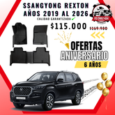 Pisos Calce Perfecto SsangYong Rexton años 2019 al 2026