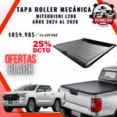 Tapa Roller Mecánica Mitsubishi L-200 2024 - 2026