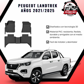 Pisos Calce Perfecto Peugeot Landtrek años 2021 al 2025