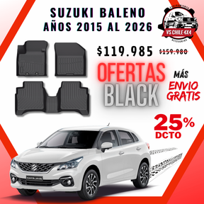 Pisos Calce Perfecto Suzuki Baleno 2015 al 2026