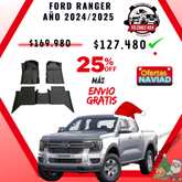 Pisos Calce Perfecto FORD RANGER 2024 / 2025