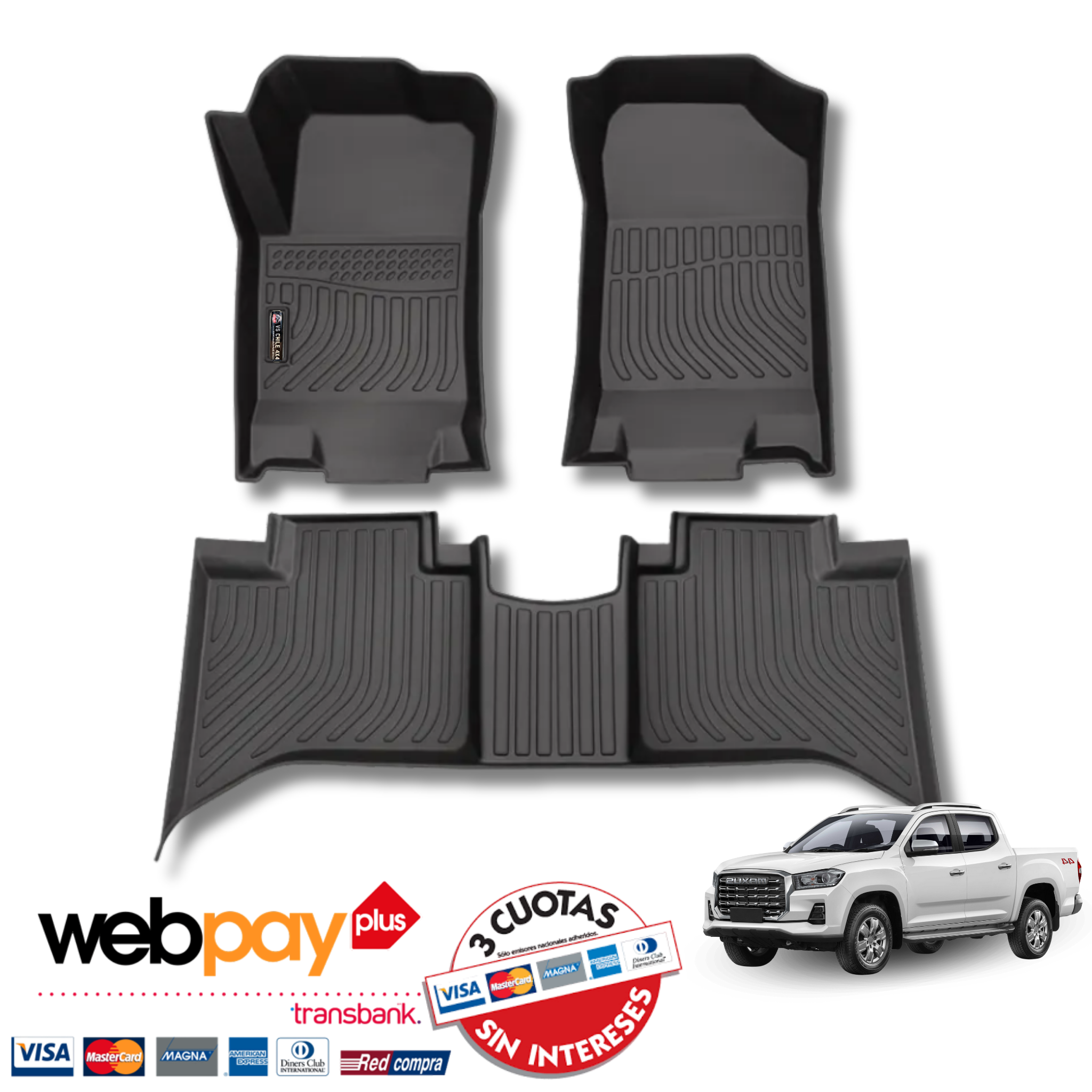 Pisos Calce Perfecto Maxus New T60 / T90 Doble Cabina (2023 - 2025)