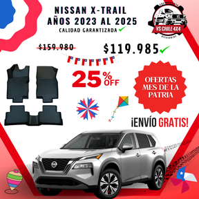 Pisos Calce Perfecto Nissan Xtrail X-trail 2023 al 2025