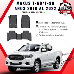 Pisos Calce Perfecto Maxus T60 / T90 Doble Cabina (2018 - 2022)