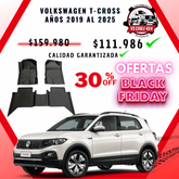 Pisos Calce Perfecto Volkswagen T-Cross (2019 - 2025)