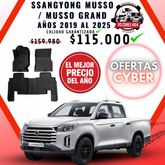 Pisos Calce Perfecto SsangYong Musso / Musso Grand 2019 al 2025
