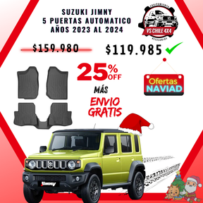 Pisos Calce Perfecto SUZUKI JIMNY 5 PUERTAS AUTOMATICO años 2023 al 2025