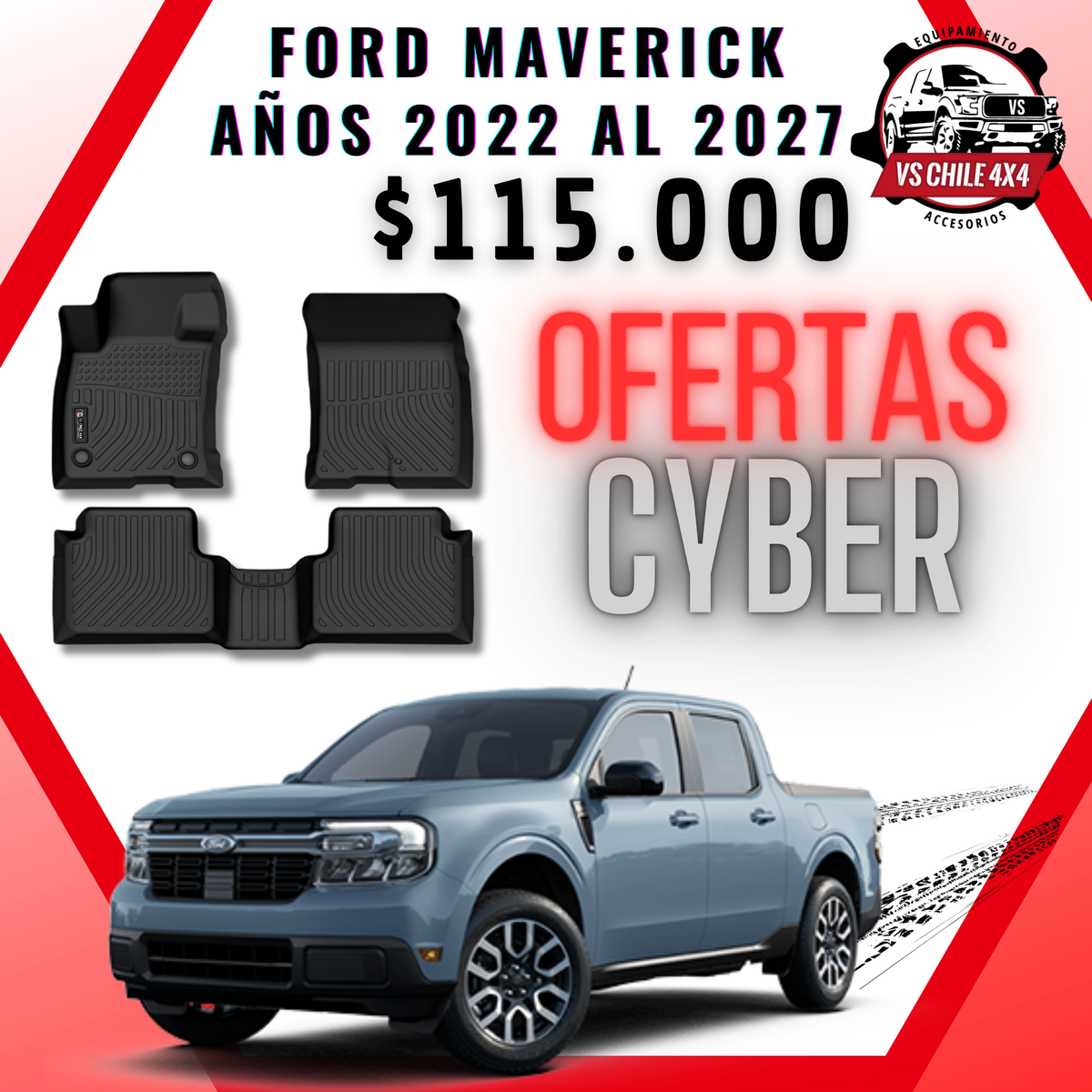 Pisos Calce Perfecto Ford Maverick (2022 - 2027)