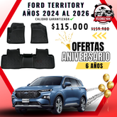Pisos Calce Perfecto Ford Territory AÑOS 2024 AL 2026