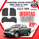 Pisos Calce Perfecto SsangYong Actyon Sport 2006 al 2018