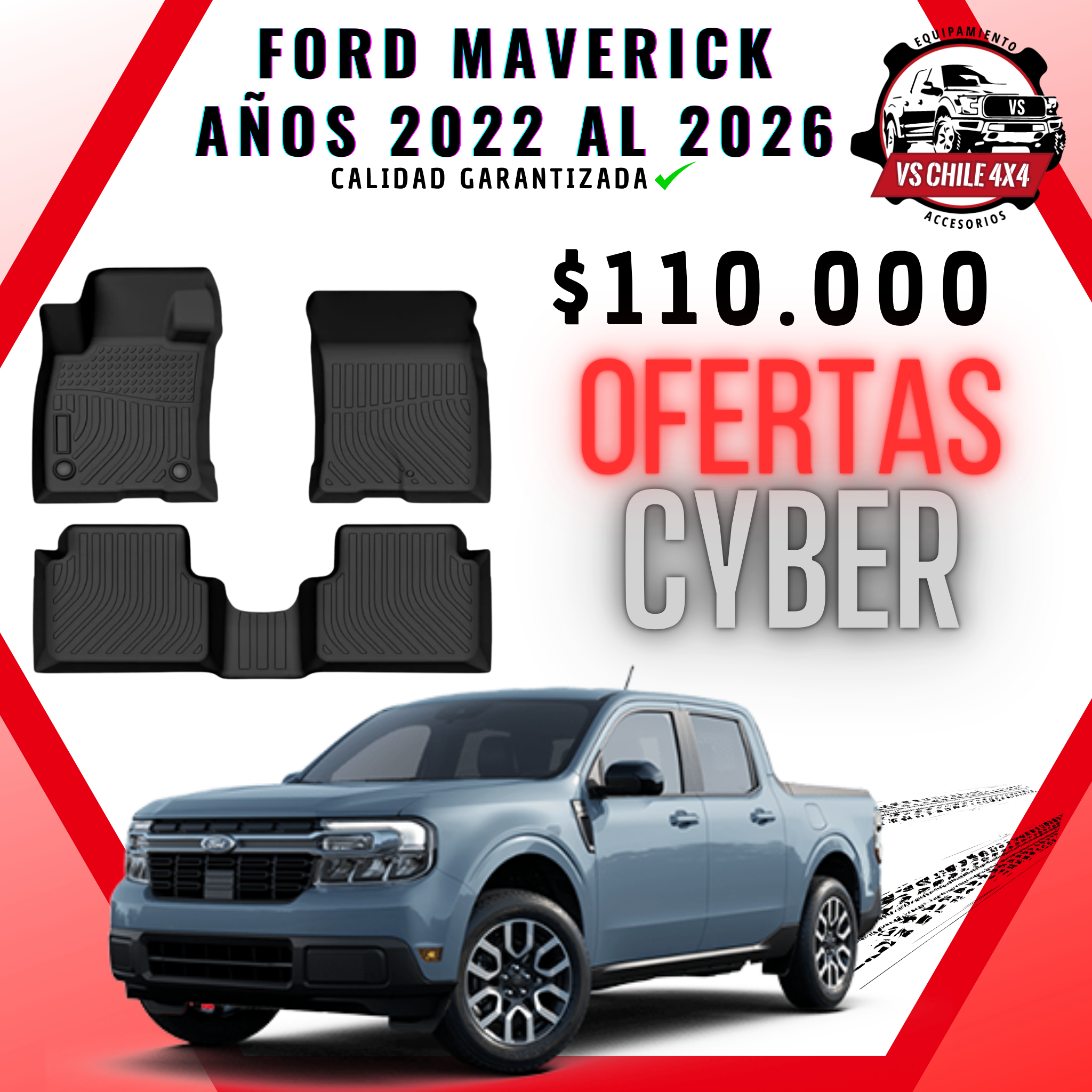 Pisos Calce Perfecto Ford Maverick (2022 - 2026)