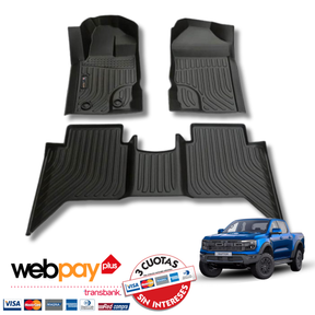 Pisos Calce Perfecto Ford Ranger Raptor 2da Gen (2023 - 2026)
