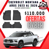 Pisos Calce Perfecto Chevrolet Montana Doble Cabina (2023 - 2026)