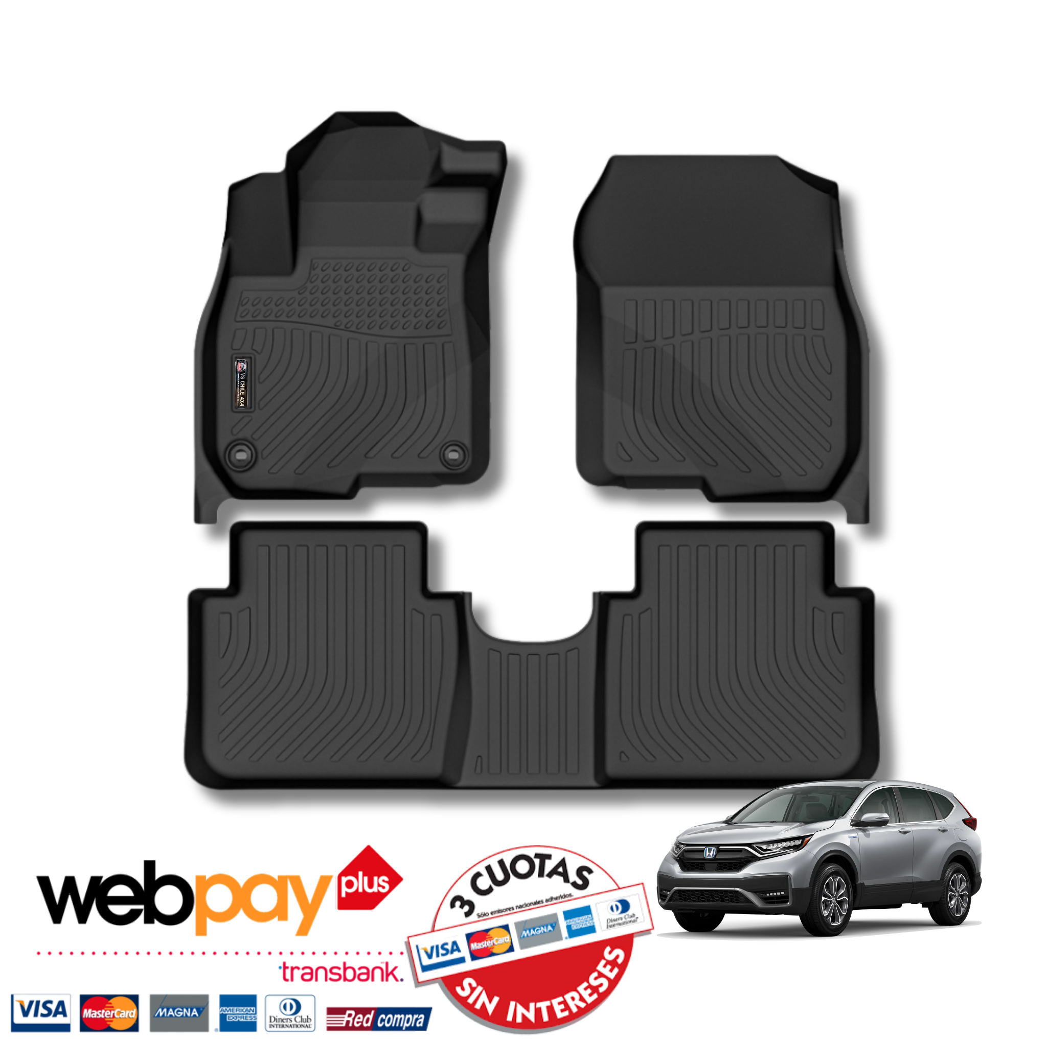 Pisos Calce Perfecto Honda CR-V (2017 - 2022)