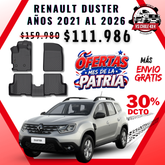 Pisos de Calce Perfecto Renault Duster (2021–2026) — TPE Premium 3D