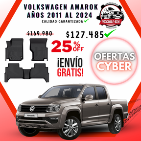 Pisos Calce Perfecto Volkswagen Amarok años 2011 al 2023