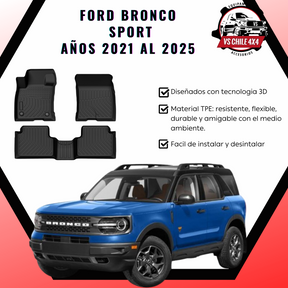 Pisos Calce Perfecto Ford Bronco Sport